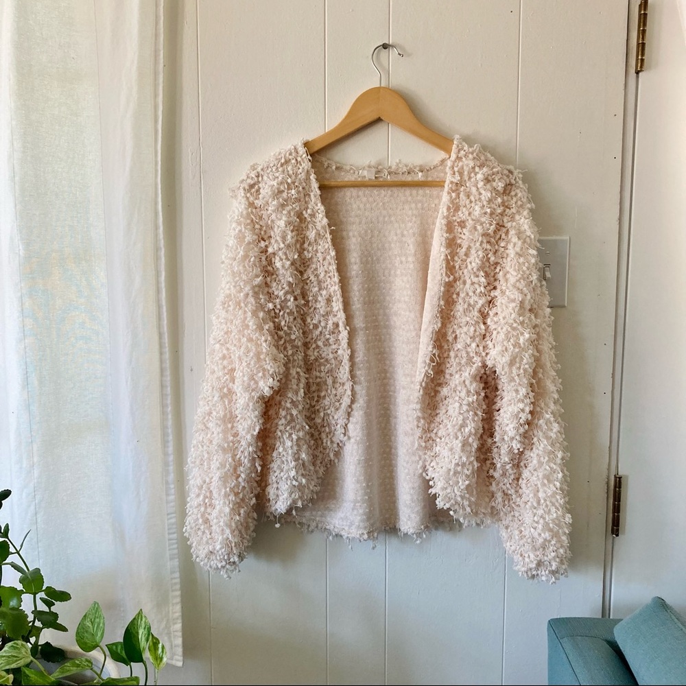 E & M | fun textured cardigan
